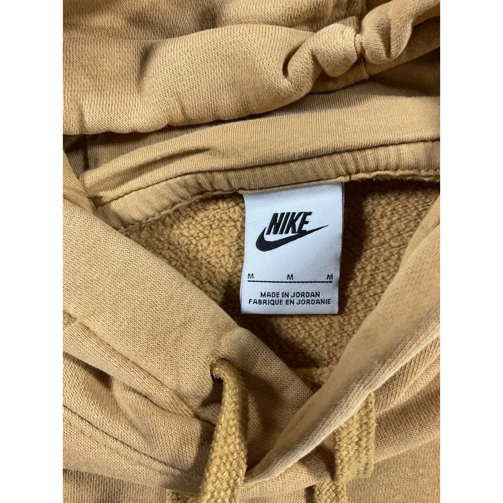 Nike Mens Sportswear Club Fleece Hoodie Wheat Gold Mustard Yellow 2246 M